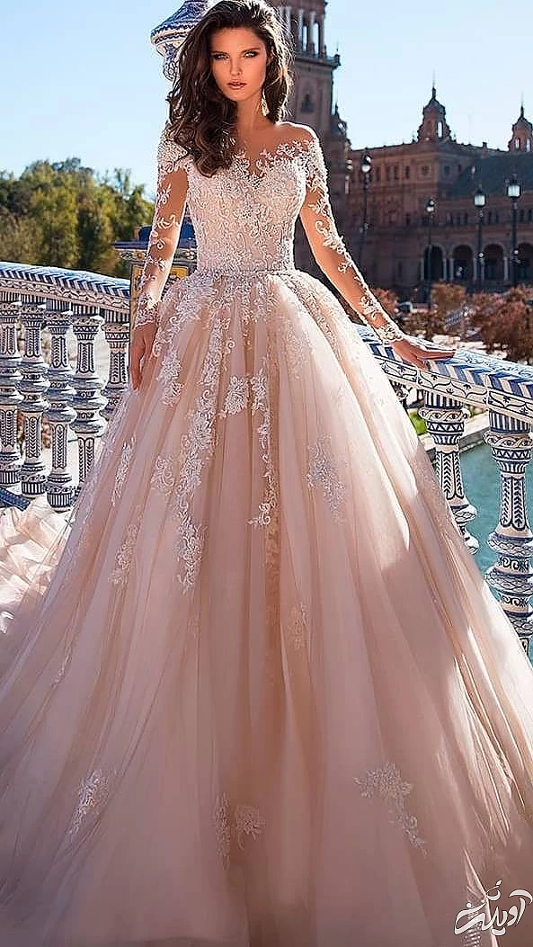 لباس عروس باریک اندام ها لباس عروس شیک و باکلاس